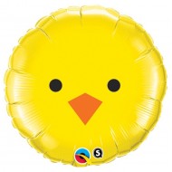 Easter Chick Face Balloon